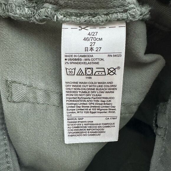 Gap Mid Rise Cropped Favorite Jegging with Washwell™ size 4/27 - Picture 8 of 9